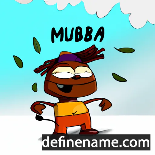 cartoon of the name Mumba