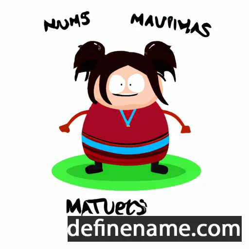 cartoon of the name Munatas