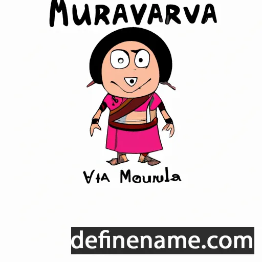 cartoon of the name Munavvara