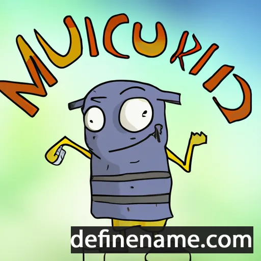 cartoon of the name Mundric