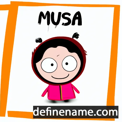 cartoon of the name Munsa