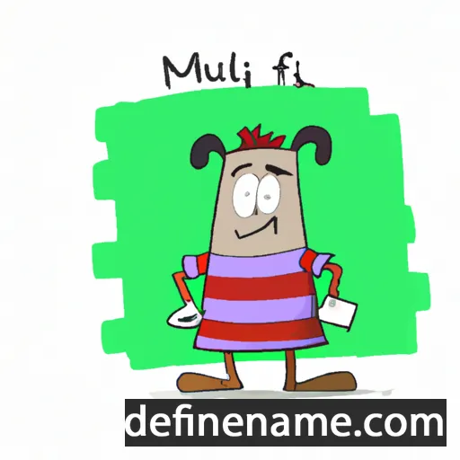 cartoon of the name Munulf