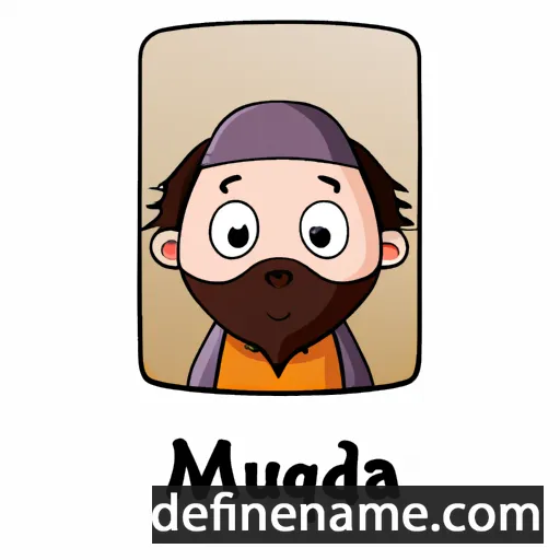 cartoon of the name Muqtada