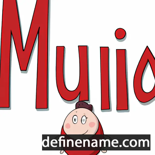 cartoon of the name Murcia