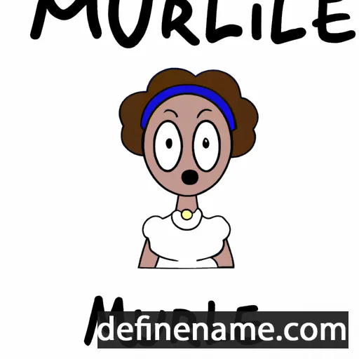 cartoon of the name Muriël