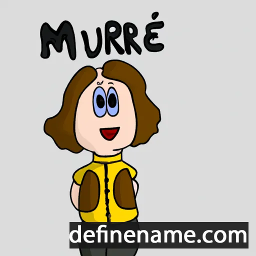 cartoon of the name Murie