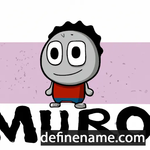 cartoon of the name Muro