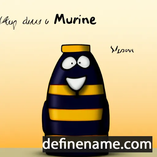 cartoon of the name Murrine