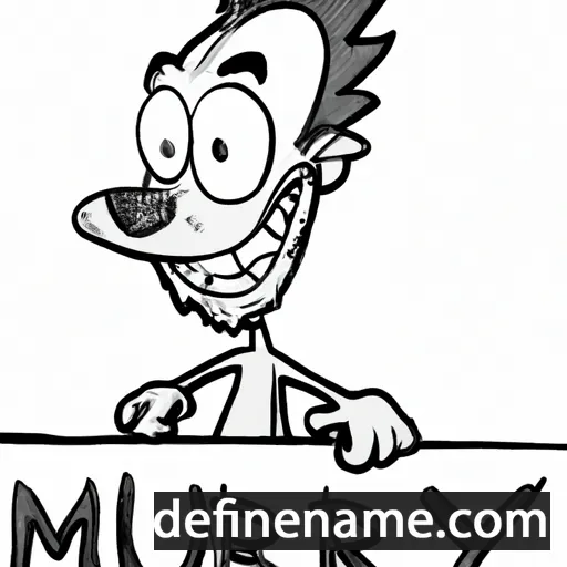 cartoon of the name Murry