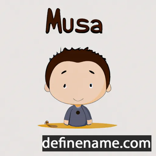 cartoon of the name Musa