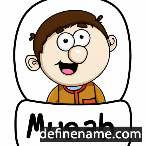 cartoon of the name Musab