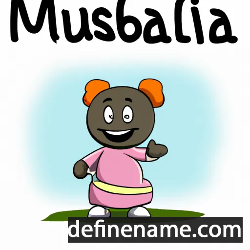 cartoon of the name Musambila