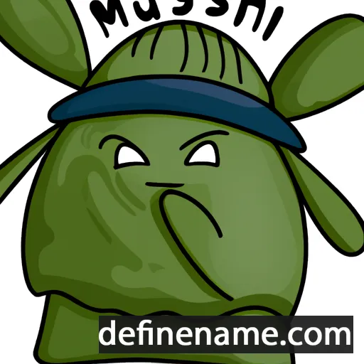 cartoon of the name Mushi