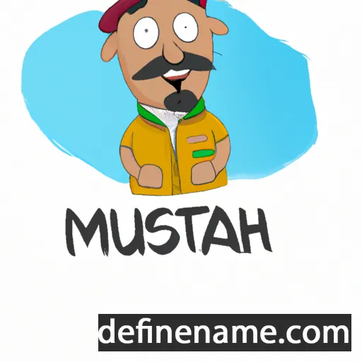 cartoon of the name Mushtaq