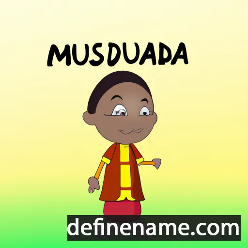 cartoon of the name Musiwanda