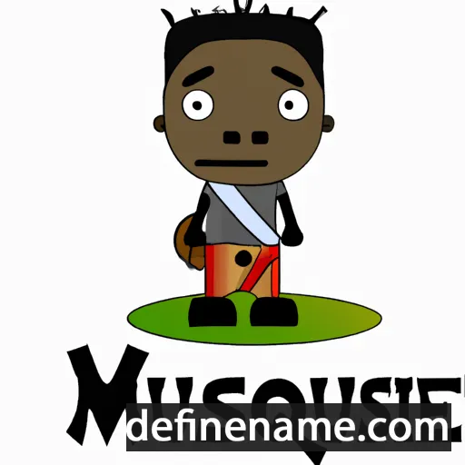 cartoon of the name Musongwe