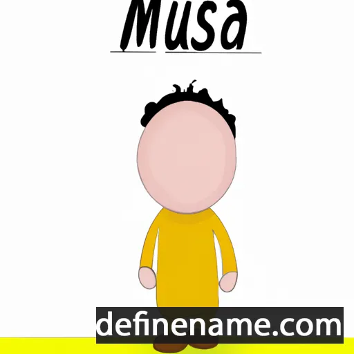 cartoon of the name Mussa