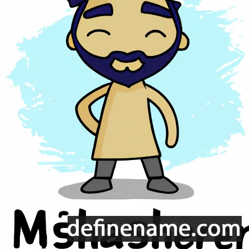 cartoon of the name Mustabsherah