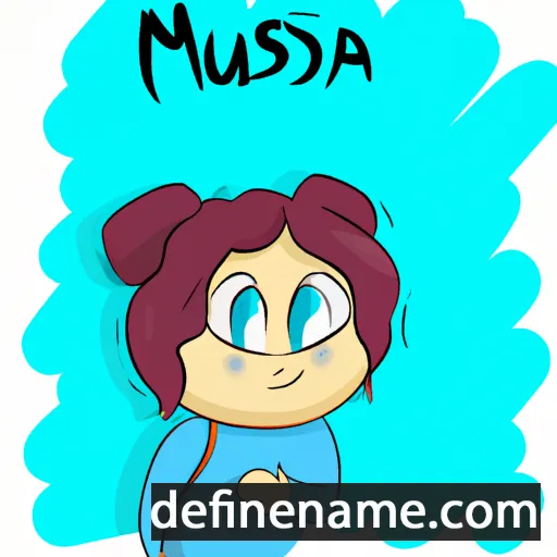 cartoon of the name Musya