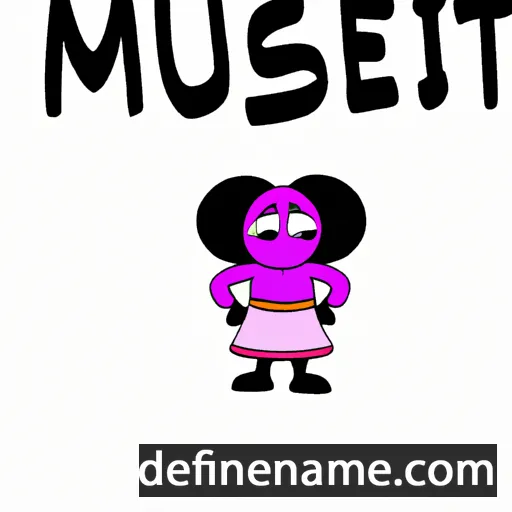 cartoon of the name Mutsue