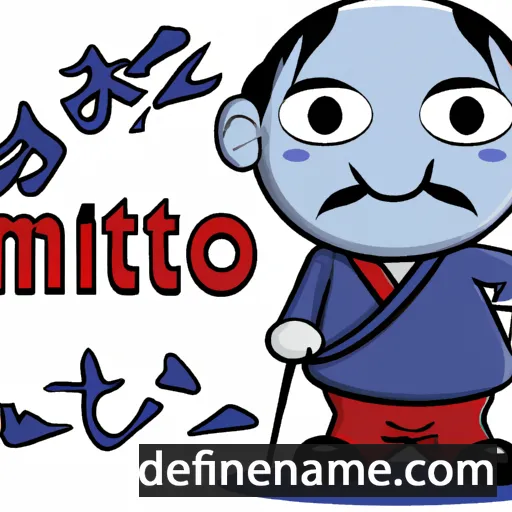 cartoon of the name Mutsuhito