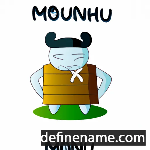 cartoon of the name Muunokhoi