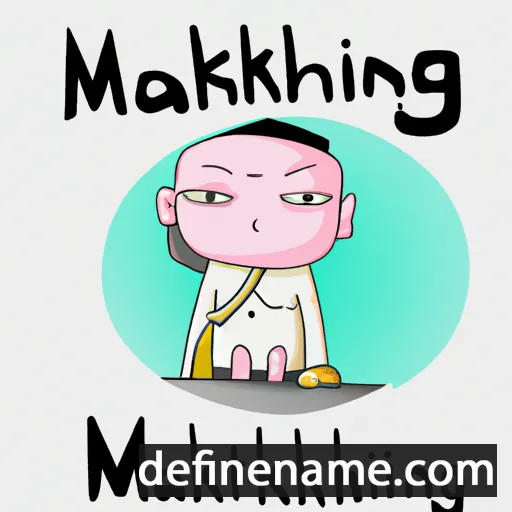 cartoon of the name Mwkthang