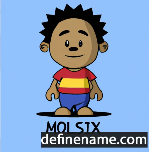 cartoon of the name Mxolisi