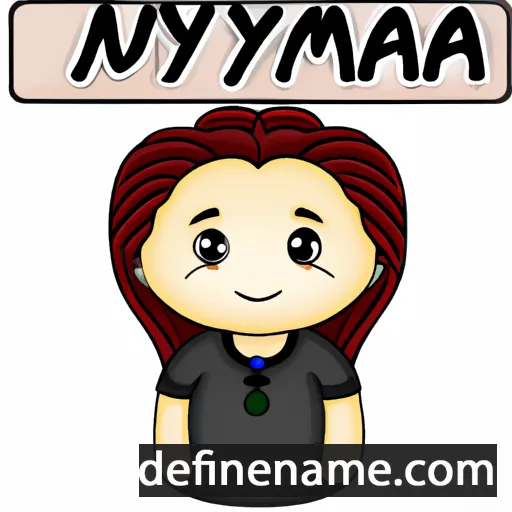 cartoon of the name Myanna