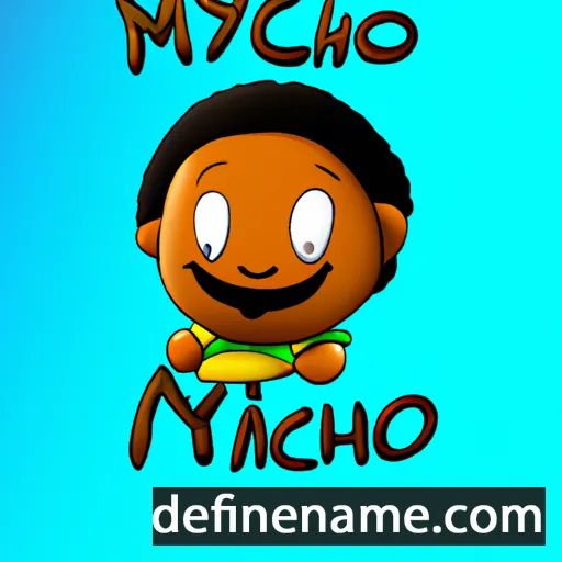 cartoon of the name Mychailo