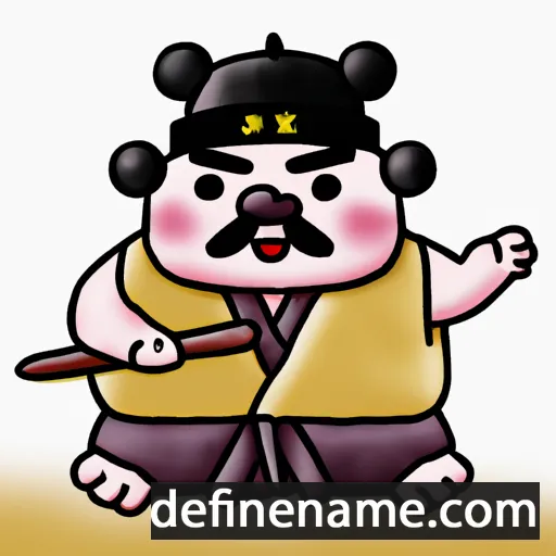 cartoon of the name Myeong-bak