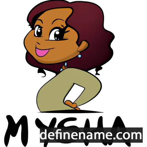 Myesha cartoon