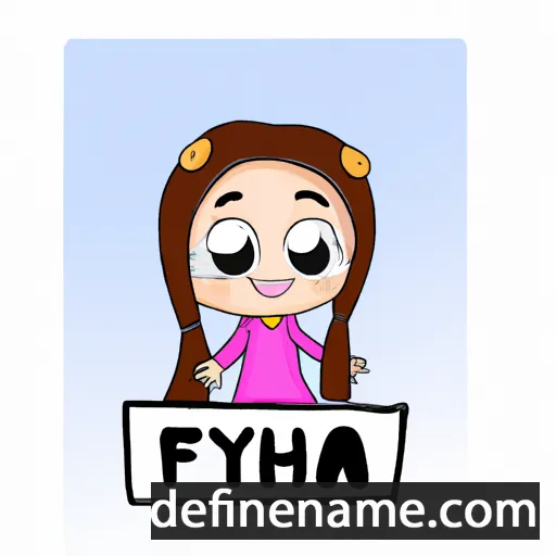 Myfina cartoon