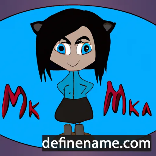 Myka cartoon