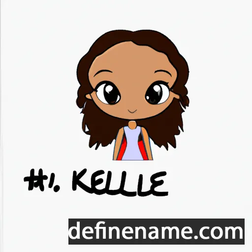 cartoon of the name Mykelle