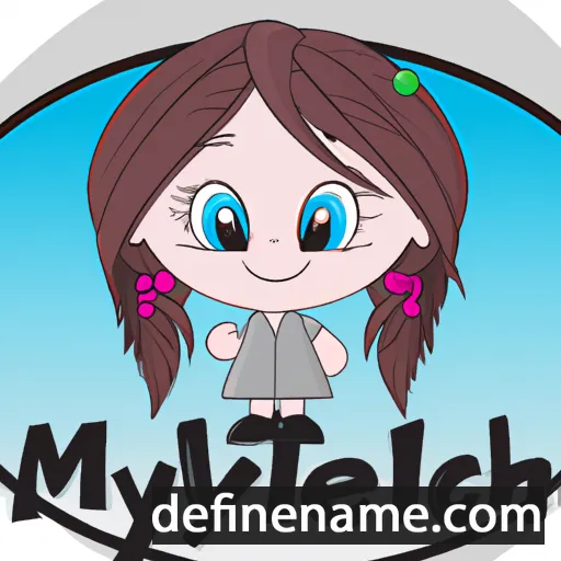 cartoon of the name Myleigh