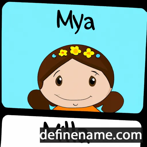 Mylla cartoon