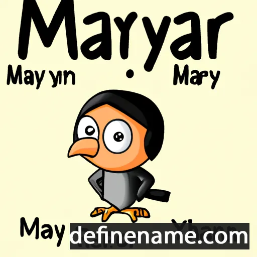 cartoon of the name Mynah