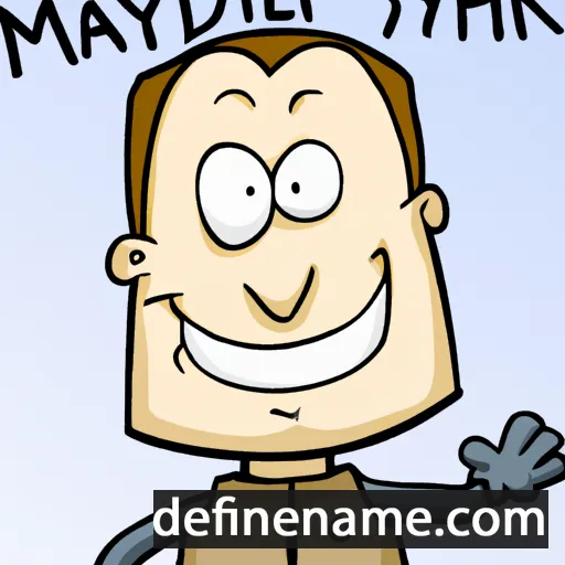 cartoon of the name Mynhardt