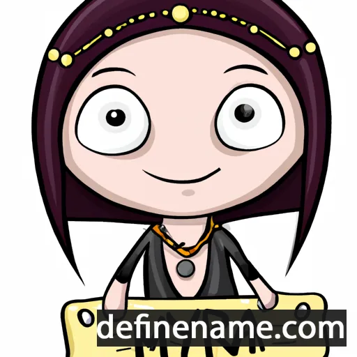 cartoon of the name Myria