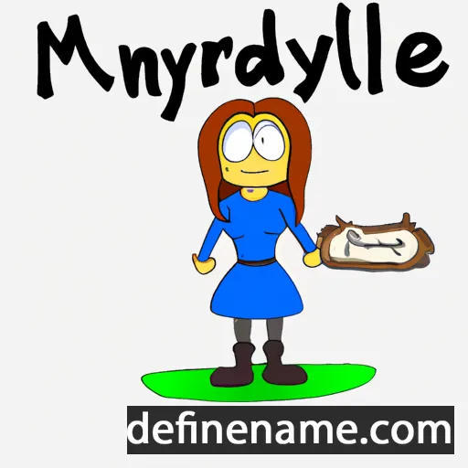 Myrlande cartoon