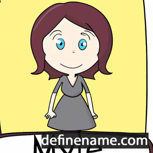 cartoon of the name Myrle