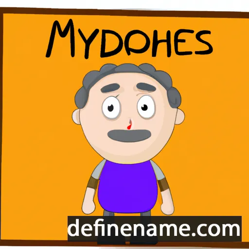 cartoon of the name Myronides