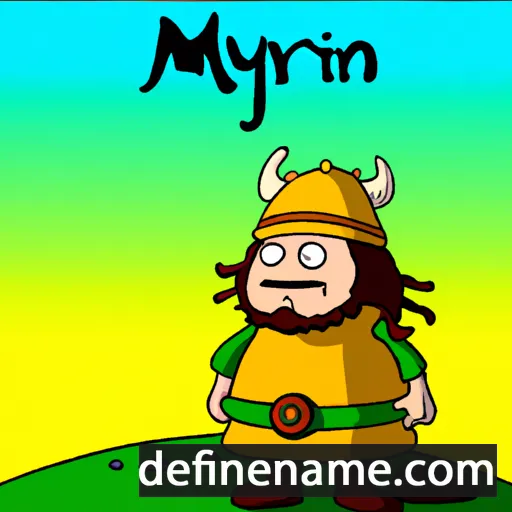 cartoon of the name Mýrún