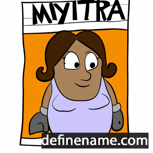 cartoon of the name Myrta