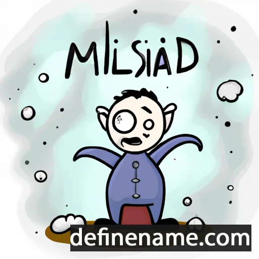 cartoon of the name Myślidar