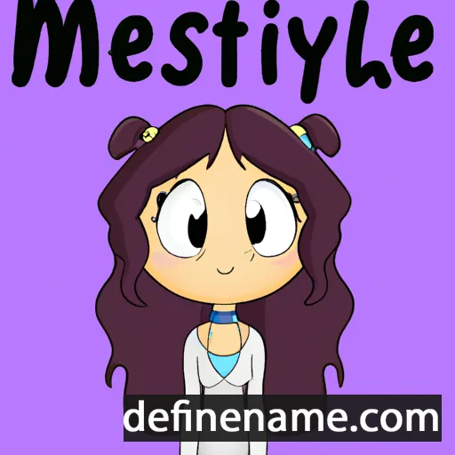 Mystelle cartoon