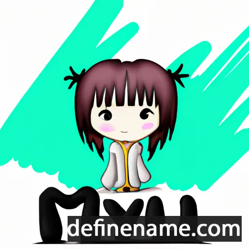 cartoon of the name Myū