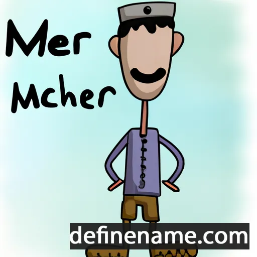 cartoon of the name Mzekhar