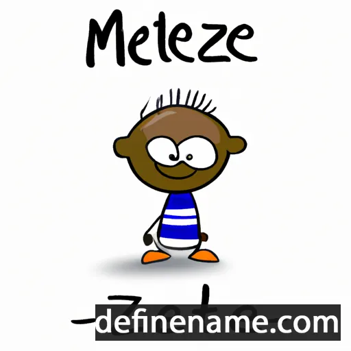 cartoon of the name Mzetamze